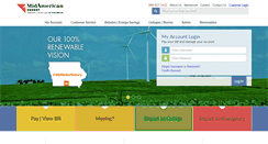 Desktop Screenshot of midamericanenergy.com
